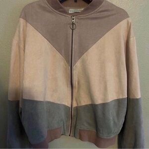 Paper Crane Pastel Bomber Jacket
